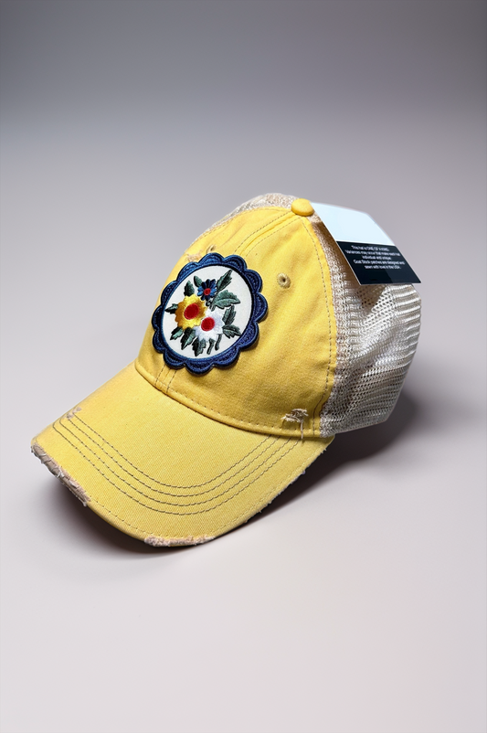 Yellow Flowers Hat